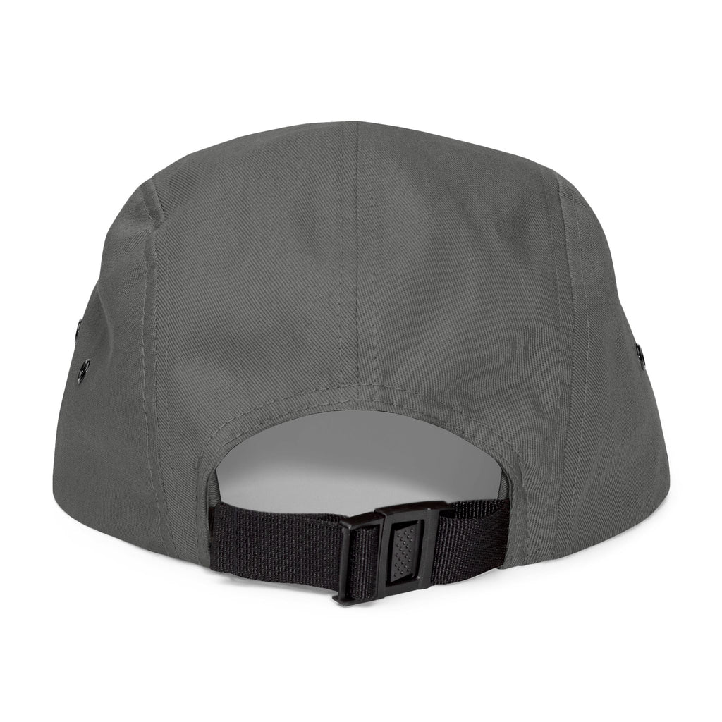 Embroidered 'Tree Rooms' 5-Panel Cap – Minimal Tan Camper Hat