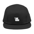Embroidered 'Tree Rooms' 5-Panel Cap – Minimal Tan Camper Hat