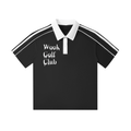Contrast Collar Short-Sleeve Polo Shirt